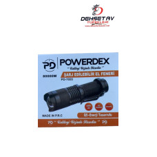 POWERDEX PD_7055 80000W ŞARZ EDİLEBİLİR METAL EL FENERİ