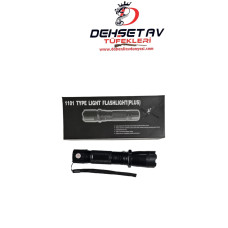 1101 TYPE LIGHT FLASHLIGHT PLUS ELEKTROŞOKLU ŞARJLI EL FENERİ